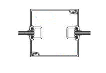 4" X 4" 180 Degree Corner Post: click to enlarge
