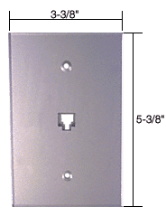 Single Telephone - Acrylic: click to enlarge
