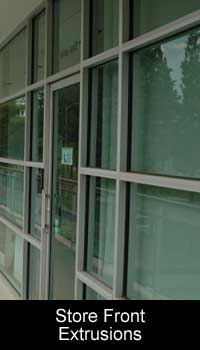 Store Front Extrusions in Sepulveda Califorina
